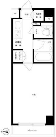 ルーブル豊島千川の物件間取画像